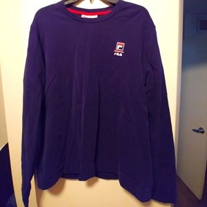 NWOT Navy Blue Fila Sweatshirt Size Large